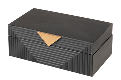 Caja Resina / Metal 22X13X8,5 Cm