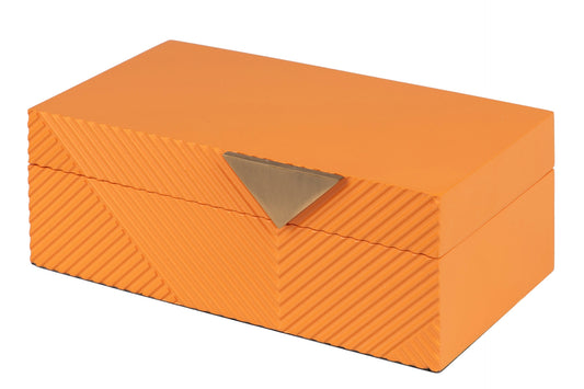 Caja Resina / Metal 22X13X8,5 Cm