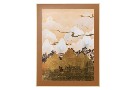 Landscape Abst. Canva With Ps Frame 110X4X145 Cm