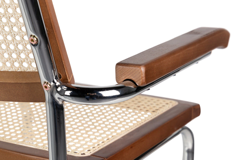 Harare Brown Elm Rattan Chair 64X52X83 Cm