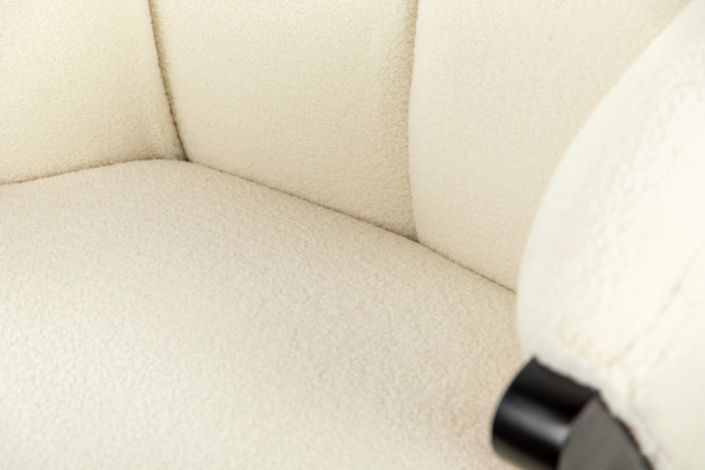Butaca Madera/boucle Kirkenes 68x78x75 Cm - Sillas y Sillones - Granada Maison