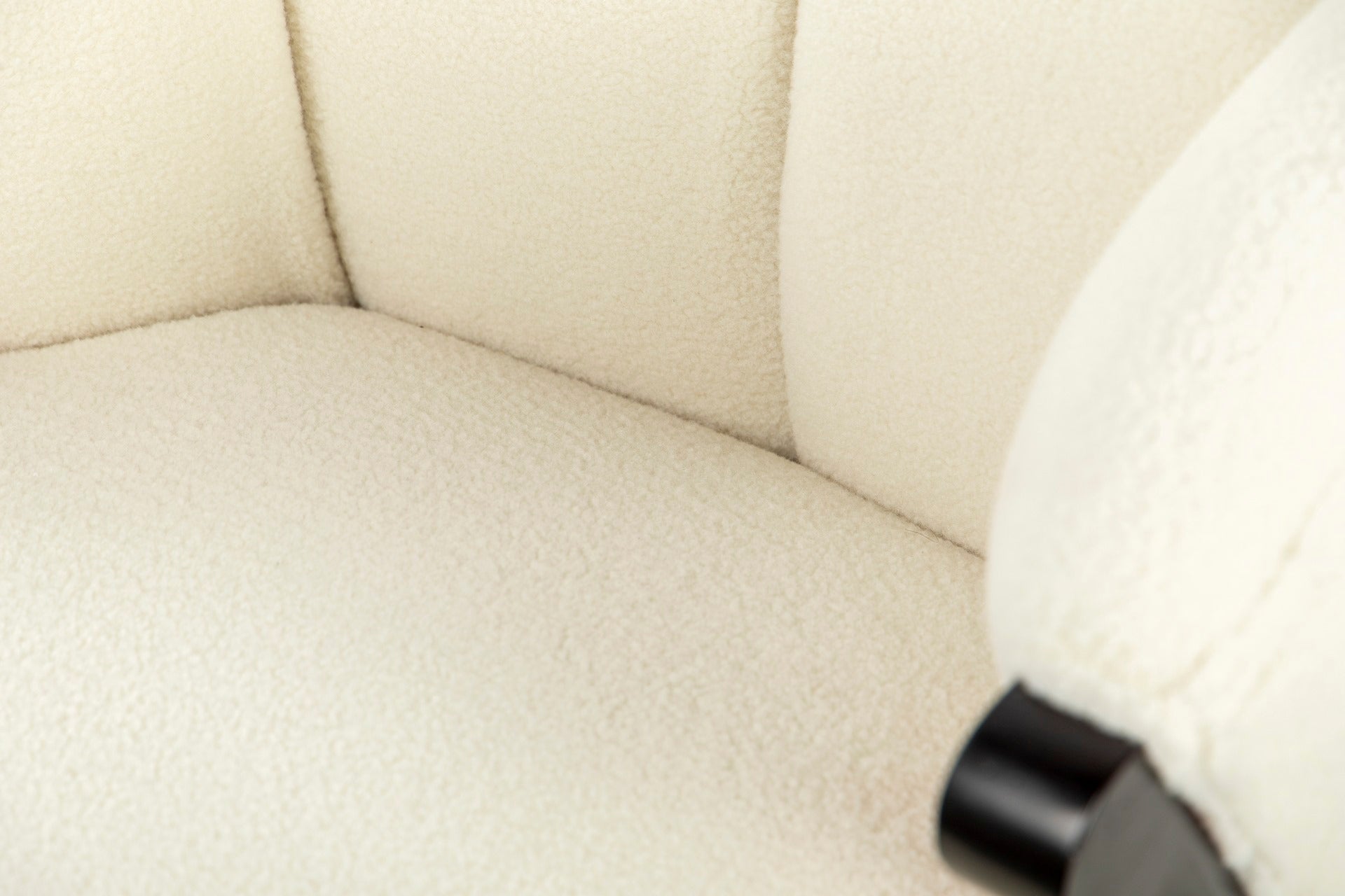 Butaca Madera/boucle Kirkenes 68x78x75 Cm - Sillas y Sillones - Granada Maison