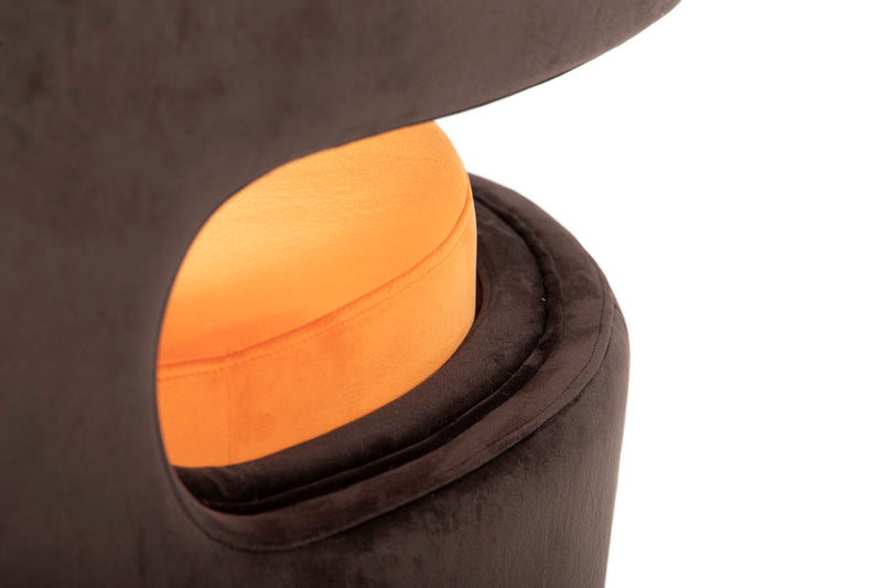 Sillon Acero Inoxidable/velvet Lathi 80x72x68 Cm - Sillas y Sillones - Granada Maison