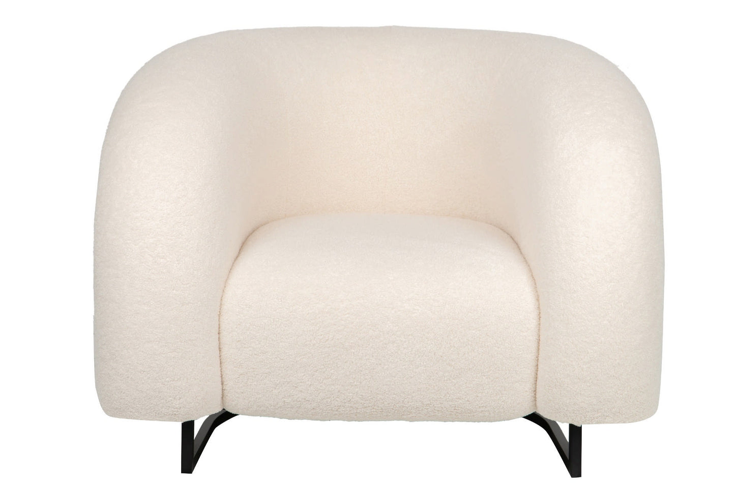 Sillon Acero Inoxidable/Boucle Hanko 89X85X74 Cm