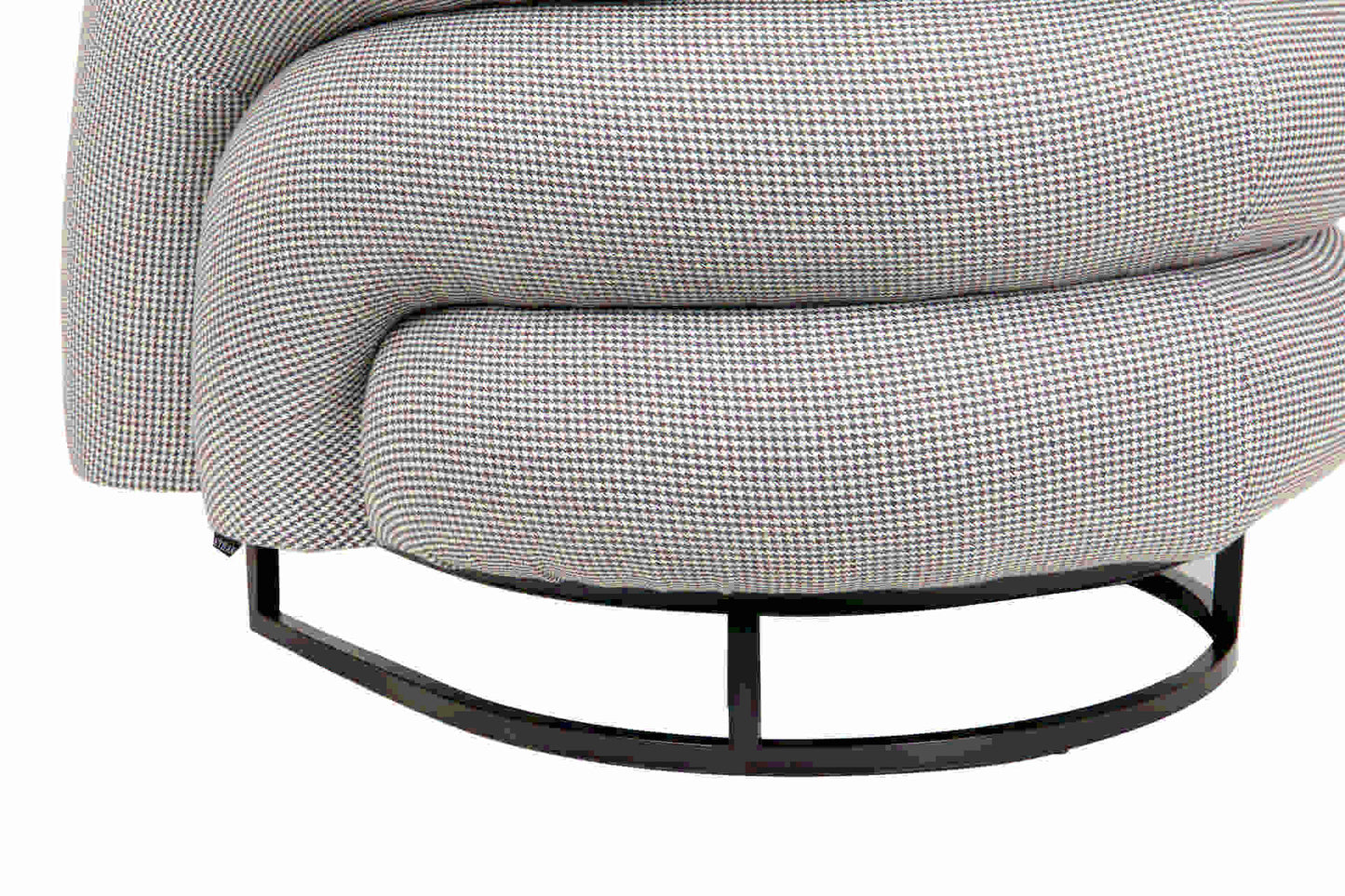 Hanko  Boucle Fabric Armchair 89X85X74 Cm