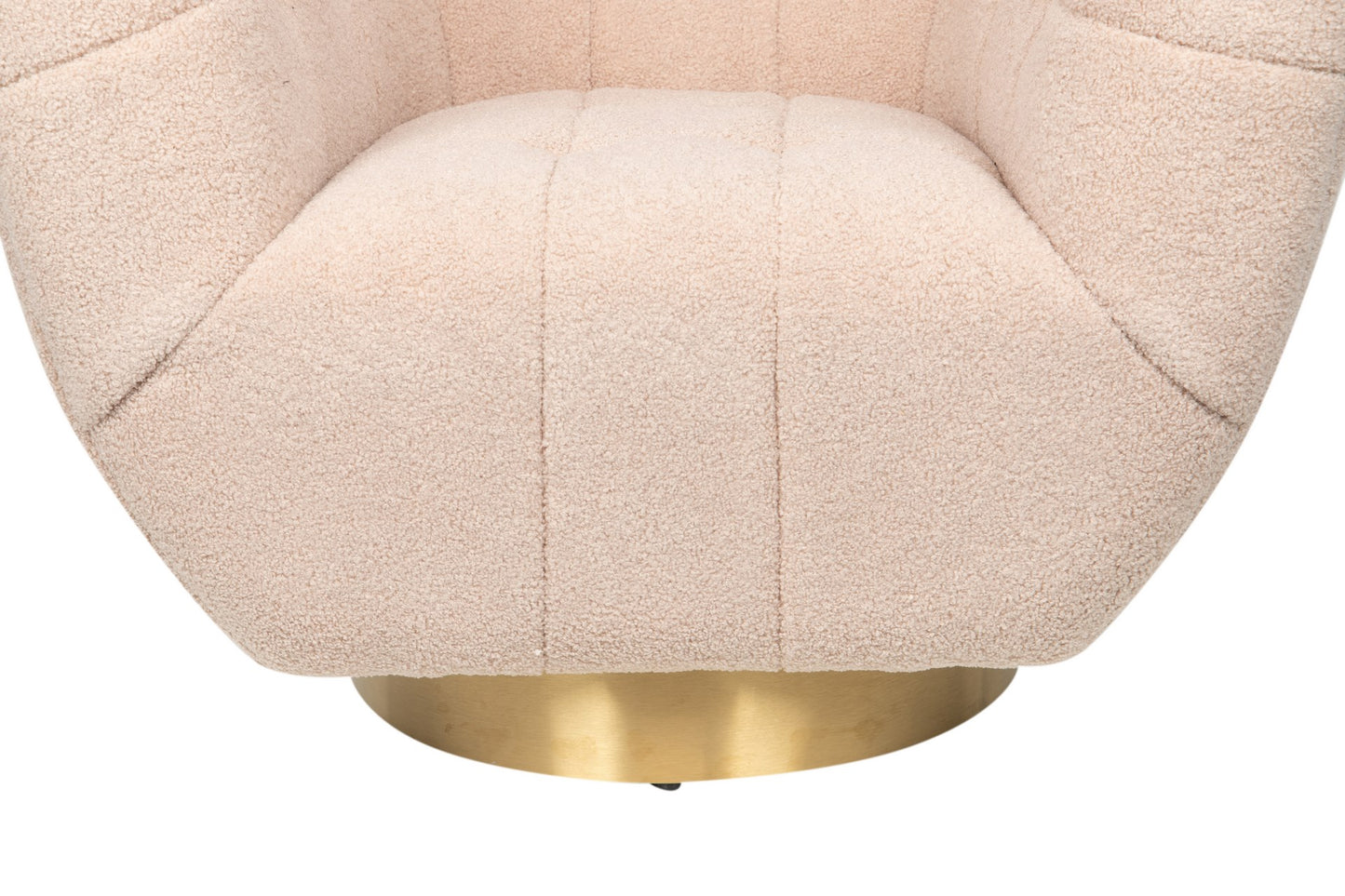 Sillon Acero Inoxidable/boucle Inari 85x75x75 Cm - Sillas y Sillones - Granada Maison