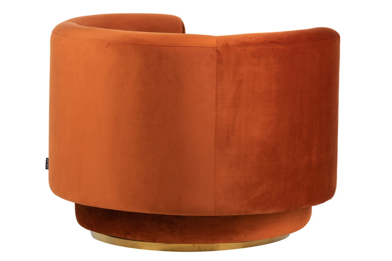 Sillon Giratirio Velvet Fogo 95x81x70 Cm - Sillas y Sillones - Granada Maison