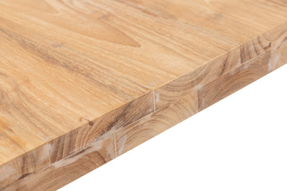 Mesa Comedor Madera Natural 200X120X75 Cm