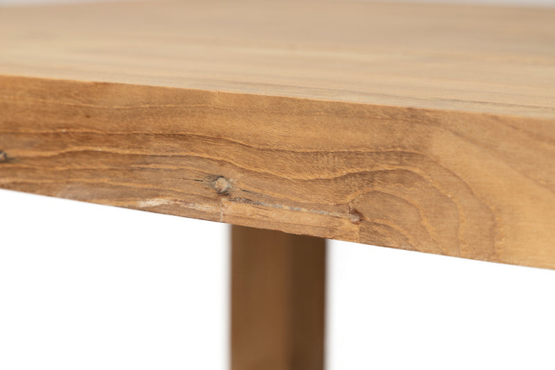 Natural Wood Dining Table 220X80X75 Cm